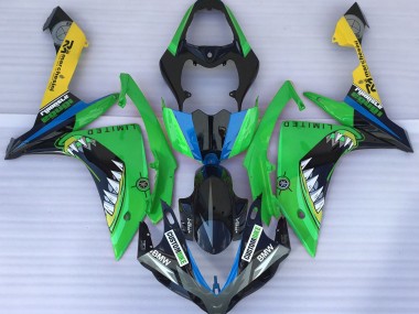 2007-2008 Green Shark Yamaha R1 Fairings
