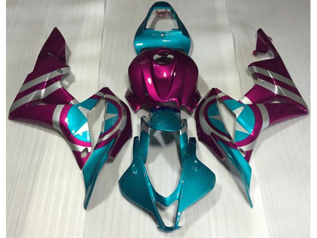 2007-2008 Pink Captain America Honda CBR600RR Fairings