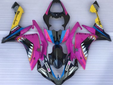 2007-2008 Pink Shark Yamaha R1 Fairings