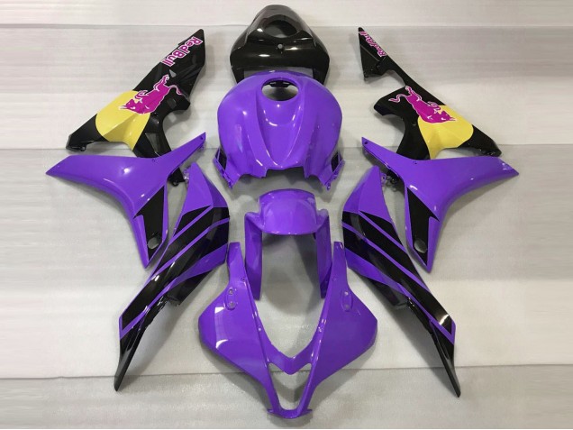2007-2008 Purple & Pink Bull Honda CBR600RR Fairings
