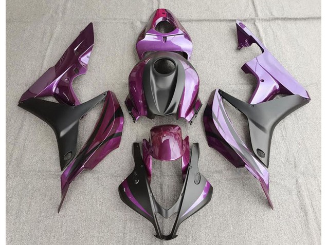 2007-2008 Purple and Matte Black Honda CBR600RR Fairings 2007-2008 Purple and Matte Black Honda CBR600RR Fairings