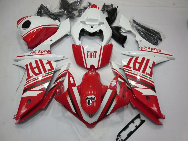 2007-2008 Red Fiat Yamaha R1 Fairings 2007-2008 Red Fiat Yamaha R1 Fairings