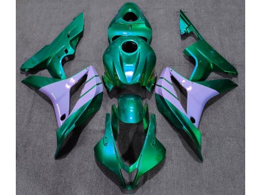 2007-2008 Turquoise and Milky Purple Honda CBR600RR Fairings