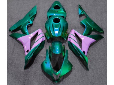 2007-2008 Turquoise and Pink Honda CBR600RR Fairings