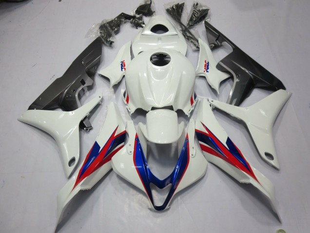 2007-2008 White HRC Honda CBR600RR Fairings