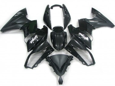 Best Aftermarket 2007-2011 Black Kit Kawasaki Ninja 650R Fairings
