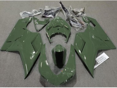 Best Aftermarket 2007-2012 Army Green Gloss Ducati 848 1098 1198 Fairings