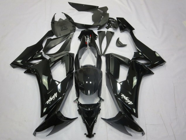 Best Aftermarket 2008-2010 Black Ninja Kawasaki ZX10R Fairings