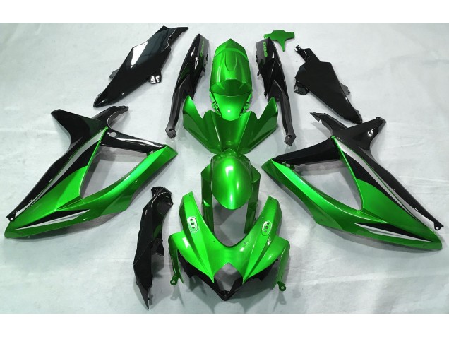 2008-2010 Gloss Green Suzuki GSXR 600-750 Fairings 2008-2010 Gloss Green Suzuki GSXR 600-750 Fairings