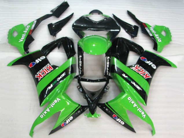 2008-2010 Green Elf Kawasaki ZX10R Fairings 2008-2010 Green Elf Kawasaki ZX10R Fairings
