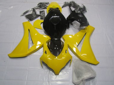 Best Aftermarket 2008-2011 Clear Yellow and Black Honda CBR1000RR Fairings