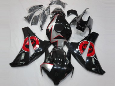 Best Aftermarket 2008-2011 Gloss Black & Red Honda CBR1000RR Fairings