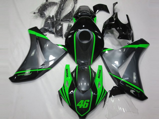 2008-2011 Gray Motul & Green Honda CBR1000RR Fairings 2008-2011 Gray Motul & Green Honda CBR1000RR Fairings