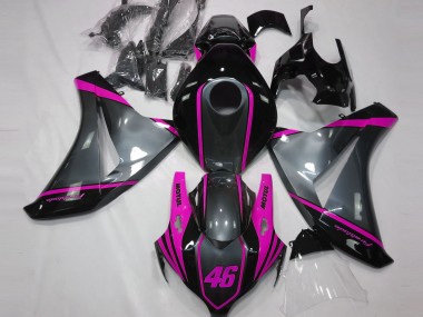 2008-2011 Gray Motul & Pink Honda CBR1000RR Fairings
