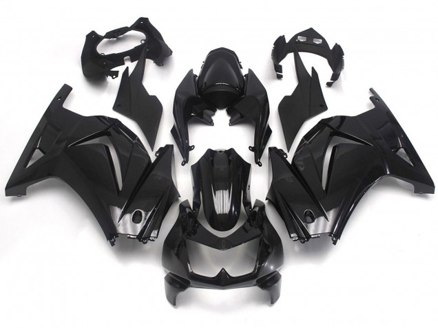 2008-2013 Gloss Black Plain Kawasaki Ninja 250 Fairings 2008-2013 Gloss Black Plain Kawasaki Ninja 250 Fairings