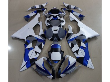 Best Aftermarket 2008-2016 Blue Snow Camo Yamaha R6 Fairings