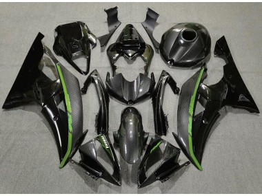 Best Aftermarket 2008-2016 Carbon Fiber & Green Yamaha R6 Fairings