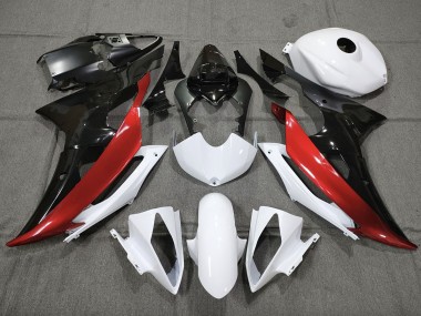 Best Aftermarket 2008-2016 Custom Red Black and White Yamaha R6 Fairings