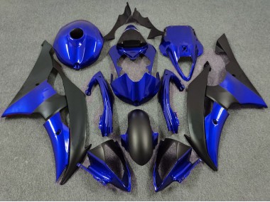 Best Aftermarket 2008-2016 Deep Blue and Matte Black Yamaha R6 Fairings