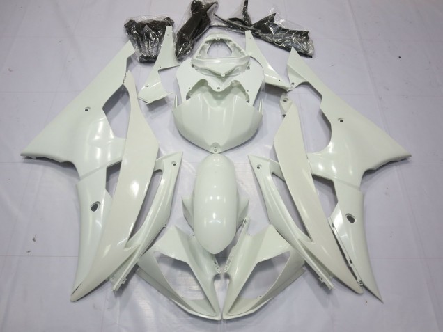 2008-2016 Full Gloss White Yamaha R6 Fairings 2008-2016 Full Gloss White Yamaha R6 Fairings