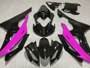 2008-2016 Gloss Black & Pink Yamaha R6 Fairings