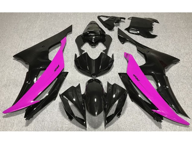 2008-2016 Gloss Black & Pink Yamaha R6 Fairings 2008-2016 Gloss Black & Pink Yamaha R6 Fairings