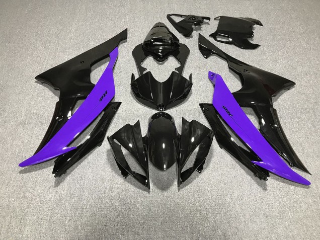 2008-2016 Gloss Black & Purple Yamaha R6 Fairings 2008-2016 Gloss Black & Purple Yamaha R6 Fairings