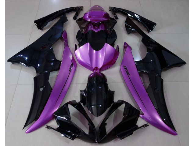 2008-2016 Gloss Black & Rose Purple Yamaha R6 Fairings 2008-2016 Gloss Black & Rose Purple Yamaha R6 Fairings