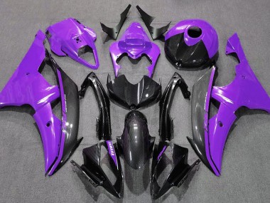 2008-2016 Gloss Purple and Carbon Yamaha R6 Fairings