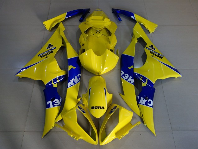 2008-2016 Gloss Yellow Camel Yamaha R6 Fairings 2008-2016 Gloss Yellow Camel Yamaha R6 Fairings
