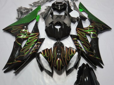 2008-2016 Green Flame Yamaha R6 Fairings