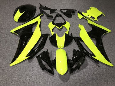 2008-2016 High Viz and Black Custom Yamaha R6 Fairings