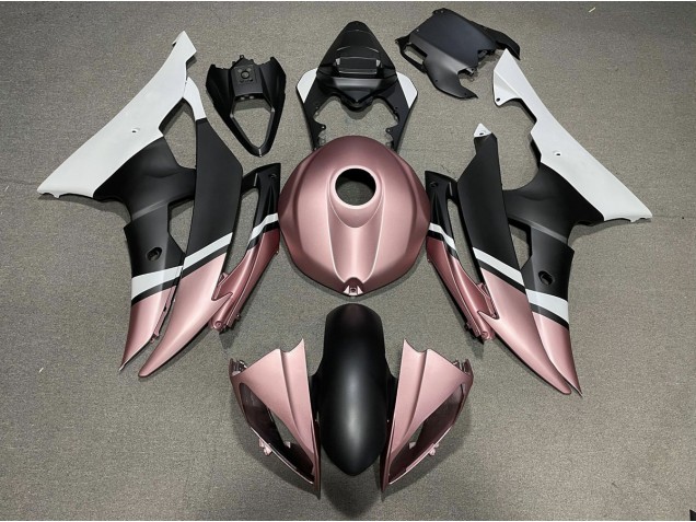 2008-2016 Matte Black and Rose Gold Yamaha R6 Fairings 2008-2016 Matte Black and Rose Gold Yamaha R6 Fairings