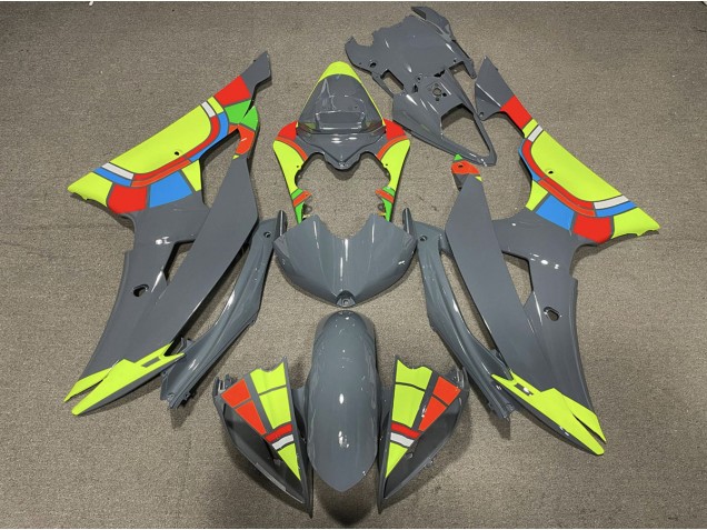 2008-2016 Nardo and High Viz Yellow Design Yamaha R6 Fairings 2008-2016 Nardo and High Viz Yellow Design Yamaha R6 Fairings