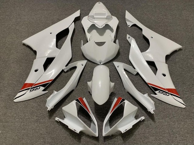 2008-2016 Pearl White Yamaha R6 Fairings 2008-2016 Pearl White Yamaha R6 Fairings