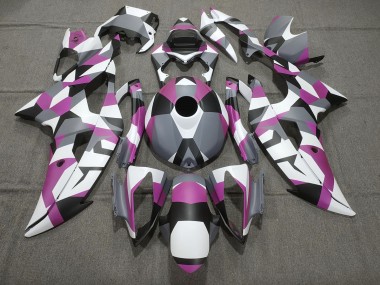 2008-2016 Pink Camo Plain Yamaha R6 Fairings