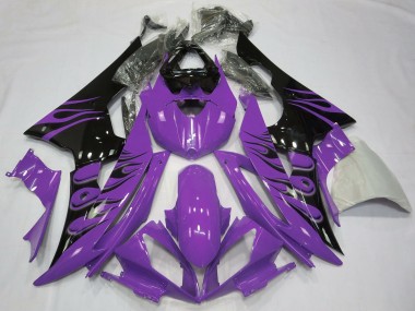 2008-2016 Purple Flame Style Yamaha R6 Fairings