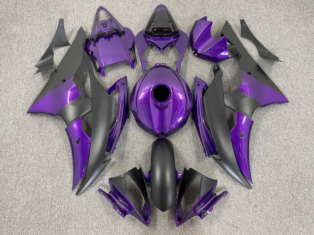 2008-2016 Purple and Matte Black Yamaha R6 Fairings 2008-2016 Purple and Matte Black Yamaha R6 Fairings