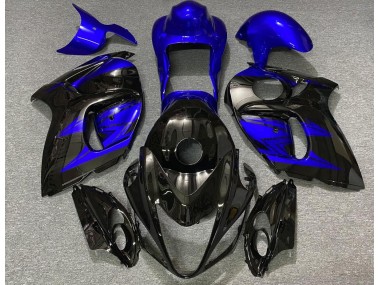 Best Aftermarket 2008-2019 Gloss Black and Deep Blue Suzuki GSXR 1300 Fairings