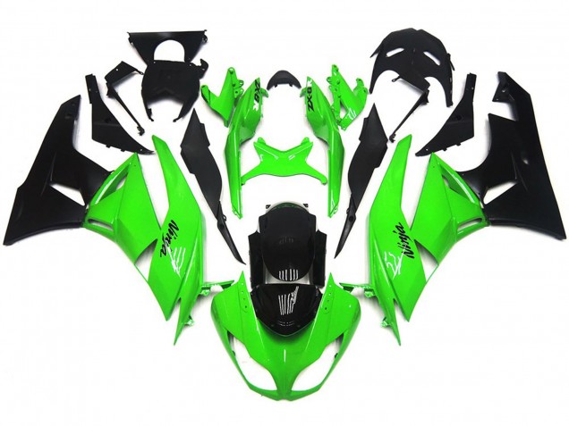2009-2012 Deep Gloss Green Sharp Kawasaki ZX6R Fairings 2009-2012 Deep Gloss Green Sharp Kawasaki ZX6R Fairings