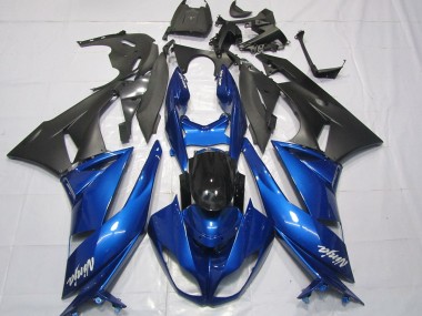 Best Aftermarket 2009-2012 Gloss Blue Kawasaki ZX6R Fairings