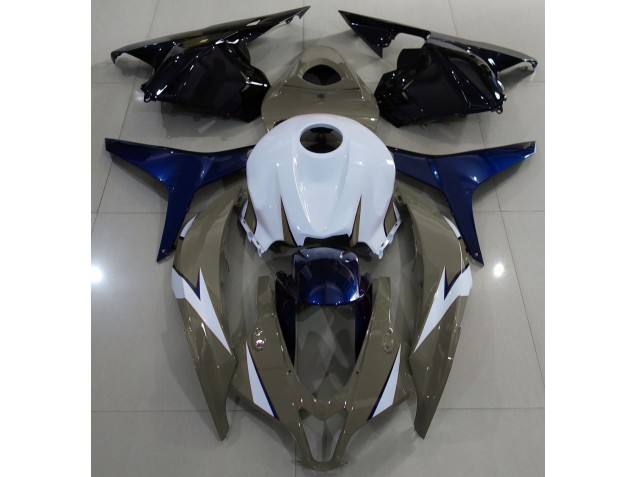 2009-2012 Gloss Brown and Blue Honda CBR600RR Fairings
