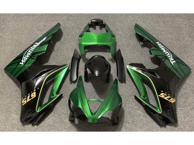 2009-2012 Gloss Green and Black Triumph Daytona 675 Fairings 2009-2012 Gloss Green and Black Triumph Daytona 675 Fairings