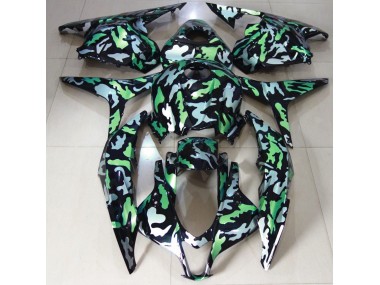 2009-2012 Green Snow Camo Honda CBR600RR Fairings