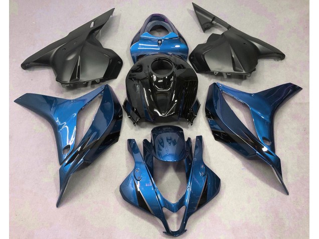 2009-2012 Light Blue with Black Honda CBR600RR Fairings 2009-2012 Light Blue with Black Honda CBR600RR Fairings