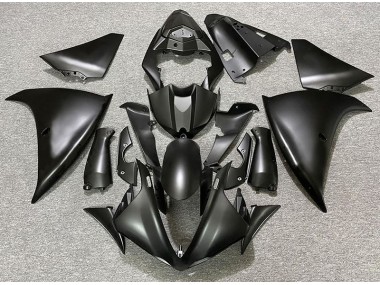 2009-2012 Matte Black & Gold Yamaha R1 Fairings