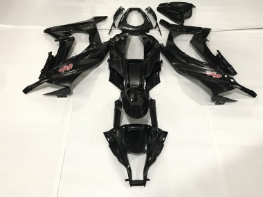 Best Aftermarket 2009-2012 Metallic Black Kawasaki ZX6R Fairings