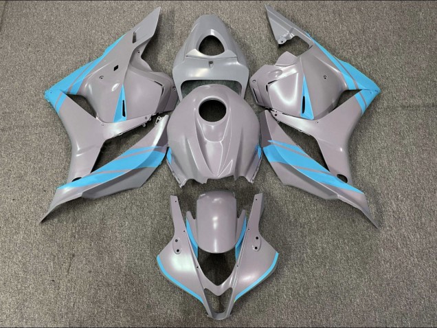 2009-2012 Nardo Gray and Light Blue Honda CBR600RR Fairings