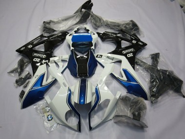 Best Aftermarket 2009-2016 Custom Blue and White BMW S1000RR Fairings