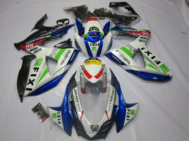 Best Aftermarket 2009-2016 Fixi Suzuki GSXR 1000 Fairings